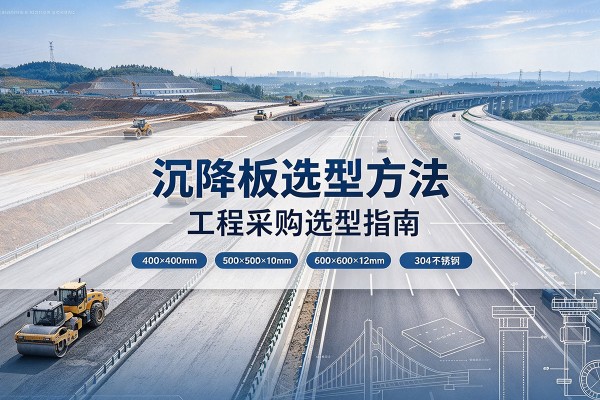 万山沉降板选择方法