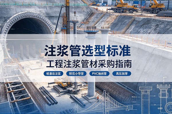 万山注浆管选型标准